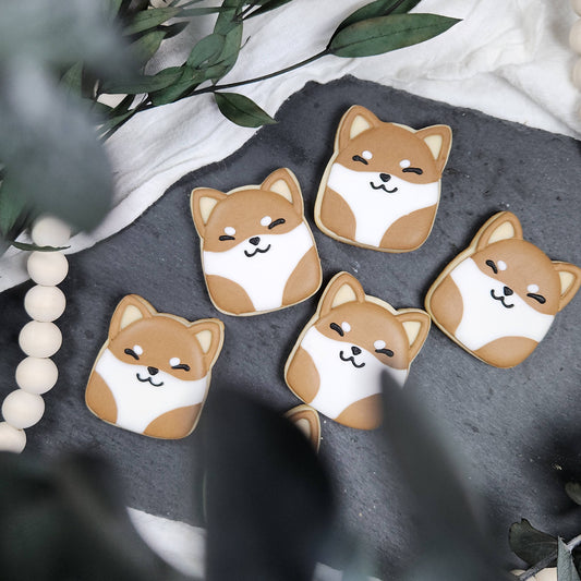 Shiba Inu Sugar Cookie